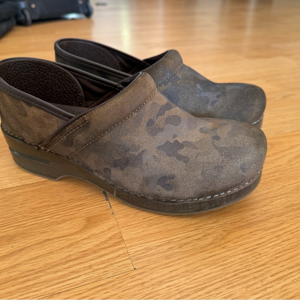 Camouflage Dansko Clogs